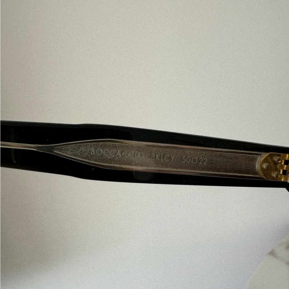 Garrett Leight Boccaccio BKLCY black sunglasses - Picture 8 of 9